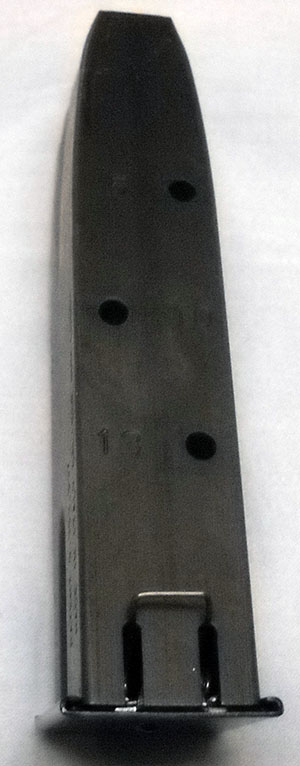 Browning Hi-Power magazine, back view